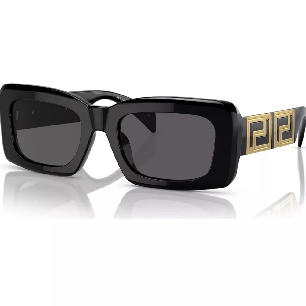 Versace Black and Gold Sunglasses